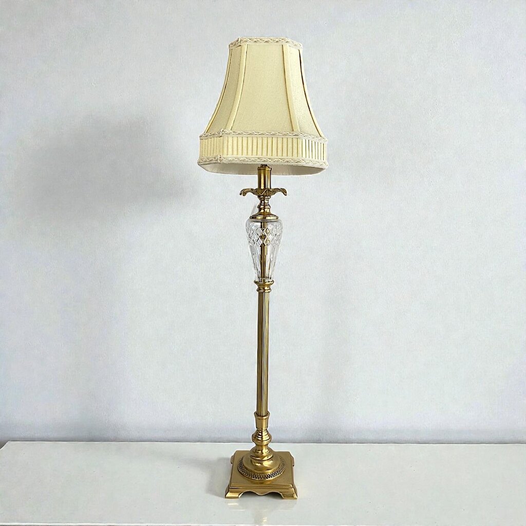 Brass & Crystal Pineapple Table Lamp - Acosta's Home