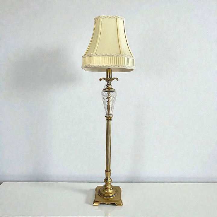 Brass & Crystal Pineapple Table Lamp - Acosta's Home