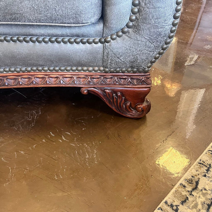 Orig Price $6000 - Leather Sofa - Acosta's Home