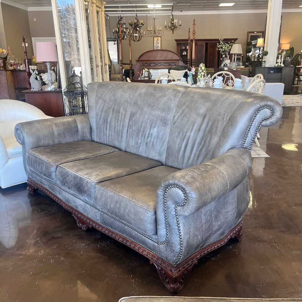 Orig Price $6000 - Leather Sofa - Acosta's Home