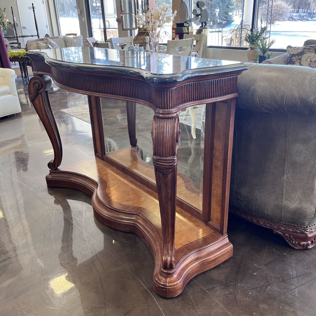 Orig Price $2000 - Console w/ Mirror & Marble Top - Acosta's Home