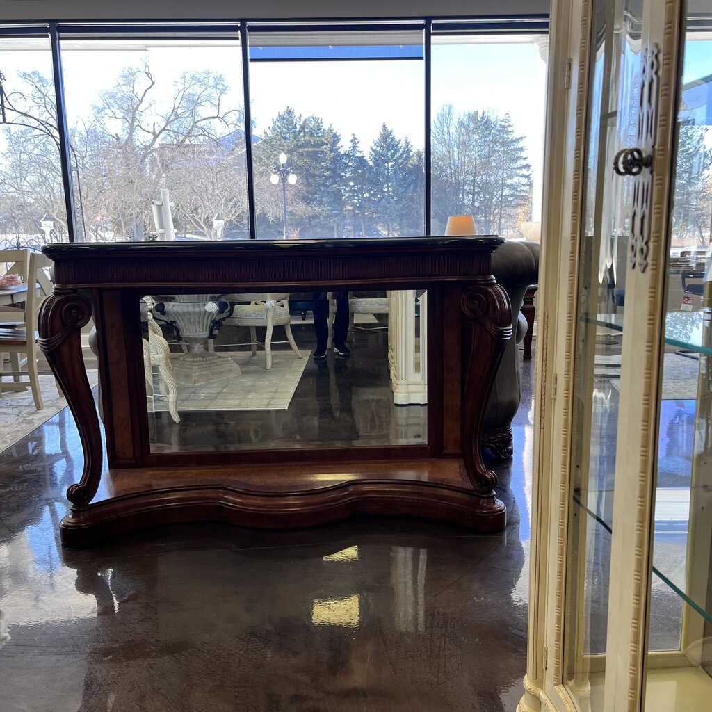 Orig Price $2000 - Console w/ Mirror & Marble Top - Acosta's Home