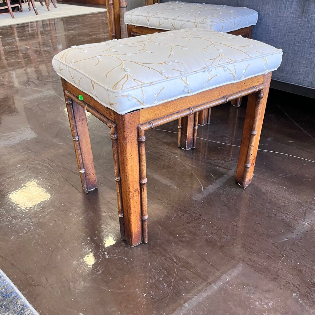 Bamboo Style Console w/ 2 Stools - Acosta's Home