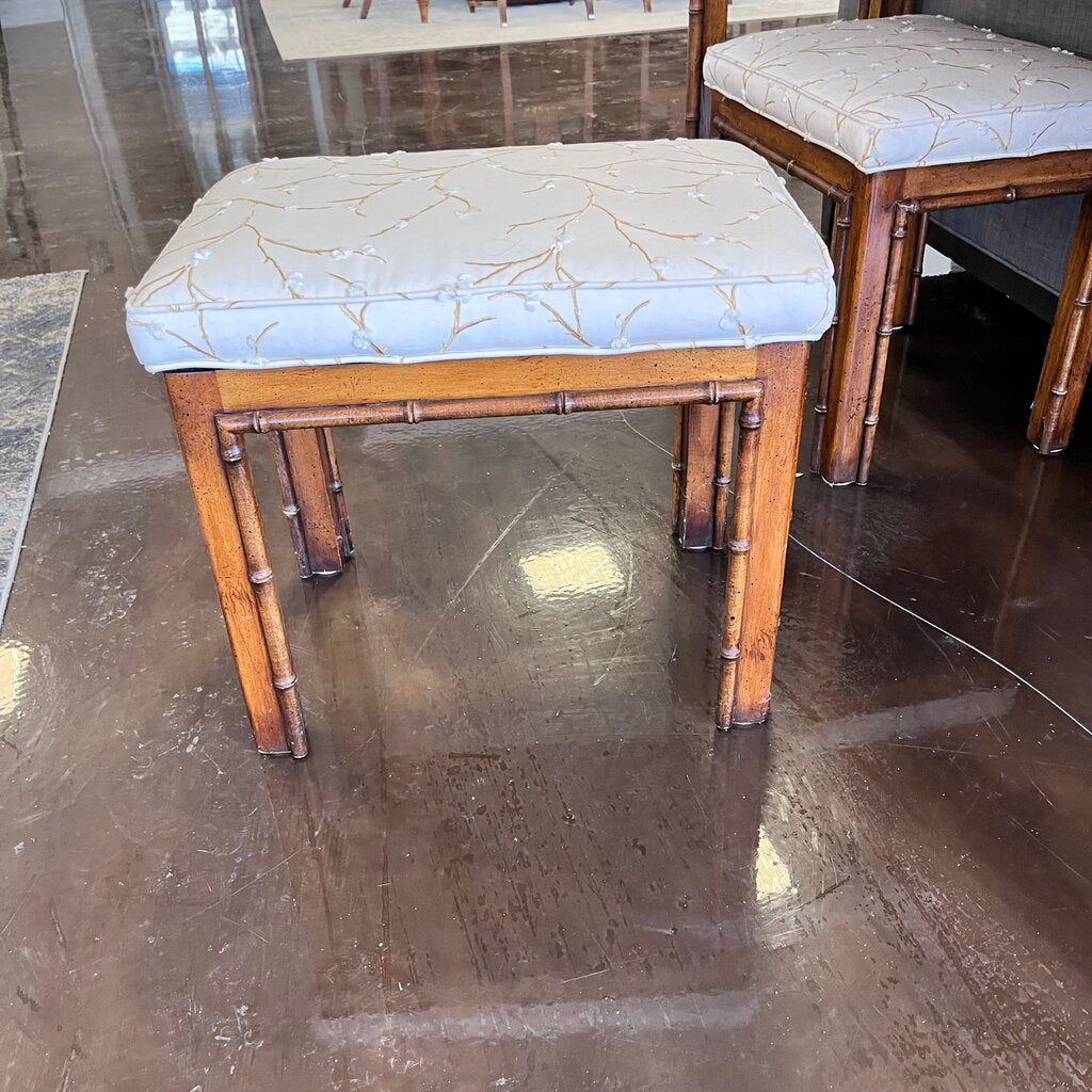 Bamboo Style Console w/ 2 Stools - Acosta's Home