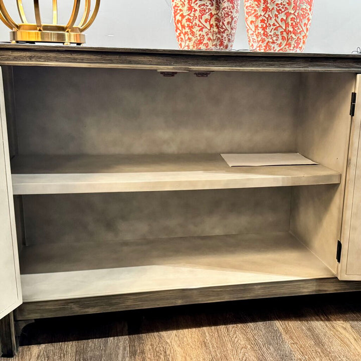 (BRAND NEW) Gramercy 3 Door Chevron Cabinet