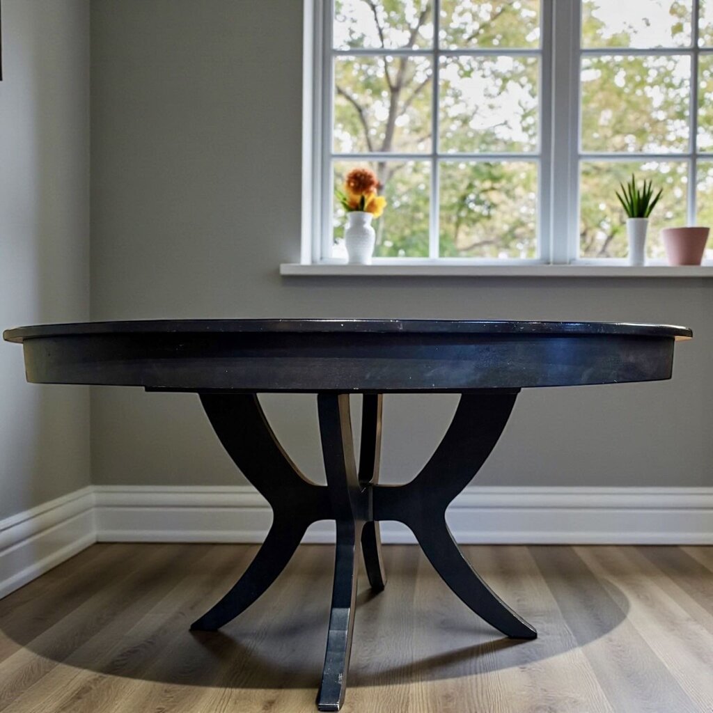 Orig. Price $1434 - Round Dining Table with Leaf - Acosta's Home