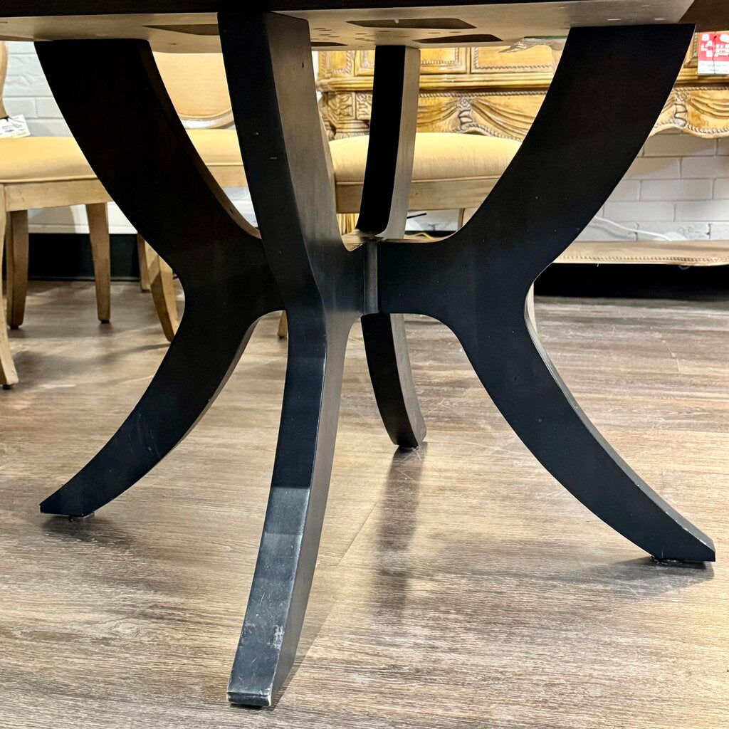 Orig. Price $1434 - Round Dining Table with Leaf - Acosta's Home