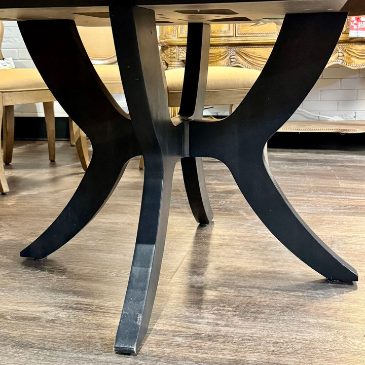 Orig. Price $1434 - Round Dining Table with Leaf - Acosta's Home