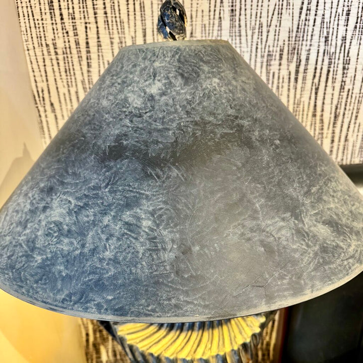 Distressed Finish Urn Lamp - Acosta's Home