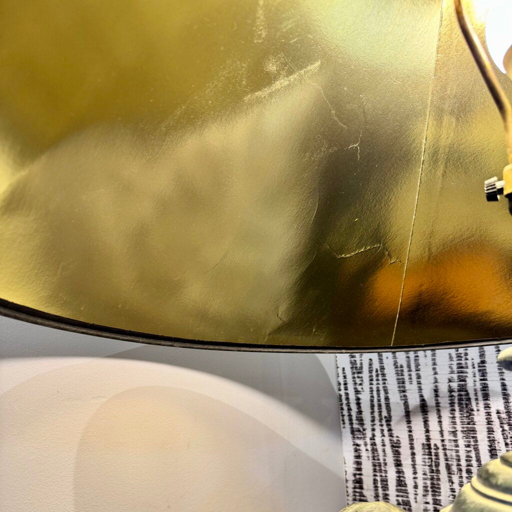 Distressed Finish Urn Lamp - Acosta's Home