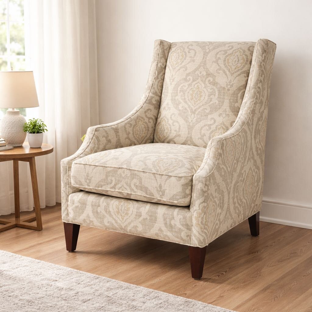 Orig. Price $1400 - Camden Collection High Back Accent Chair - Acosta's Home