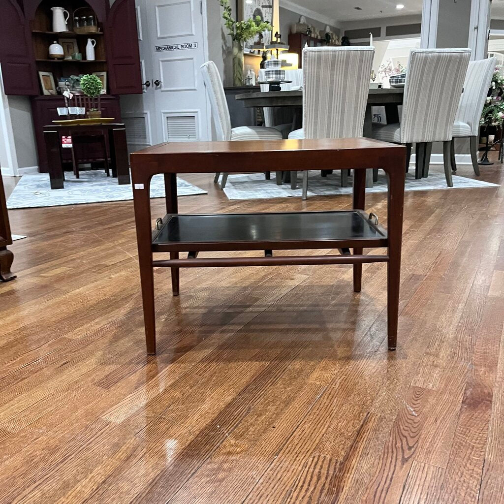 MCM Side table w/ Removeable Tray - Acosta's Home
