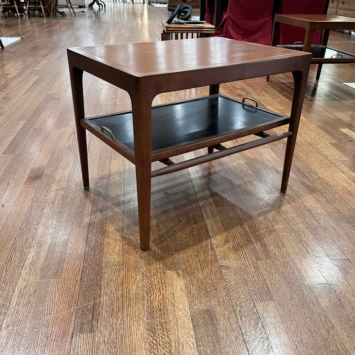 MCM Side table w/ Removeable Tray - Acosta's Home
