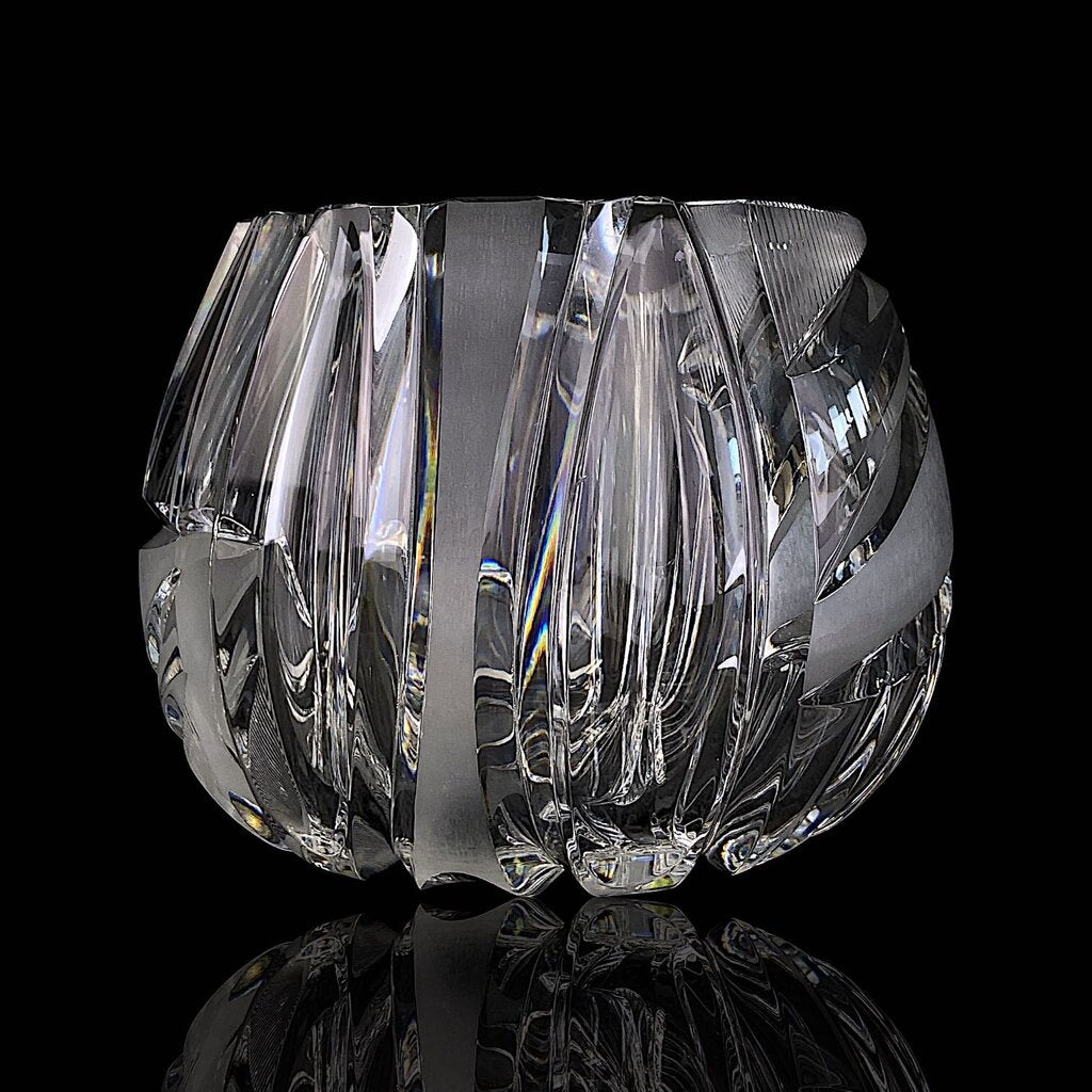 20th-Century Cut Crystal Bowl - Acosta's Home