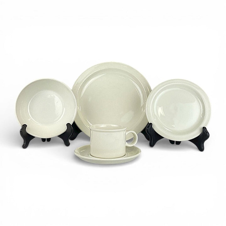 5 Piece/6 Place Settings w/ Serving & Extras - Stonehenge - Acosta's Home