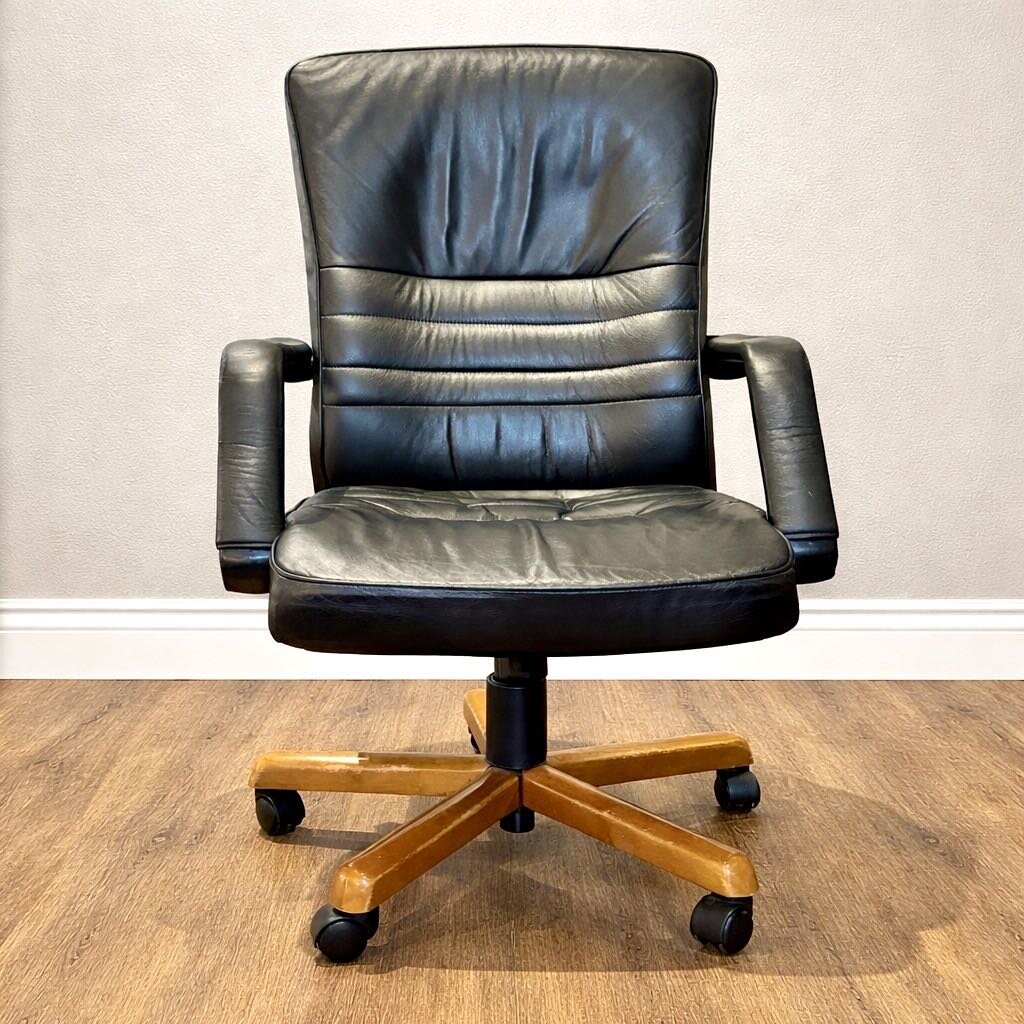 Orig. Price $489 - Leather Executive Chair - Acosta's Home