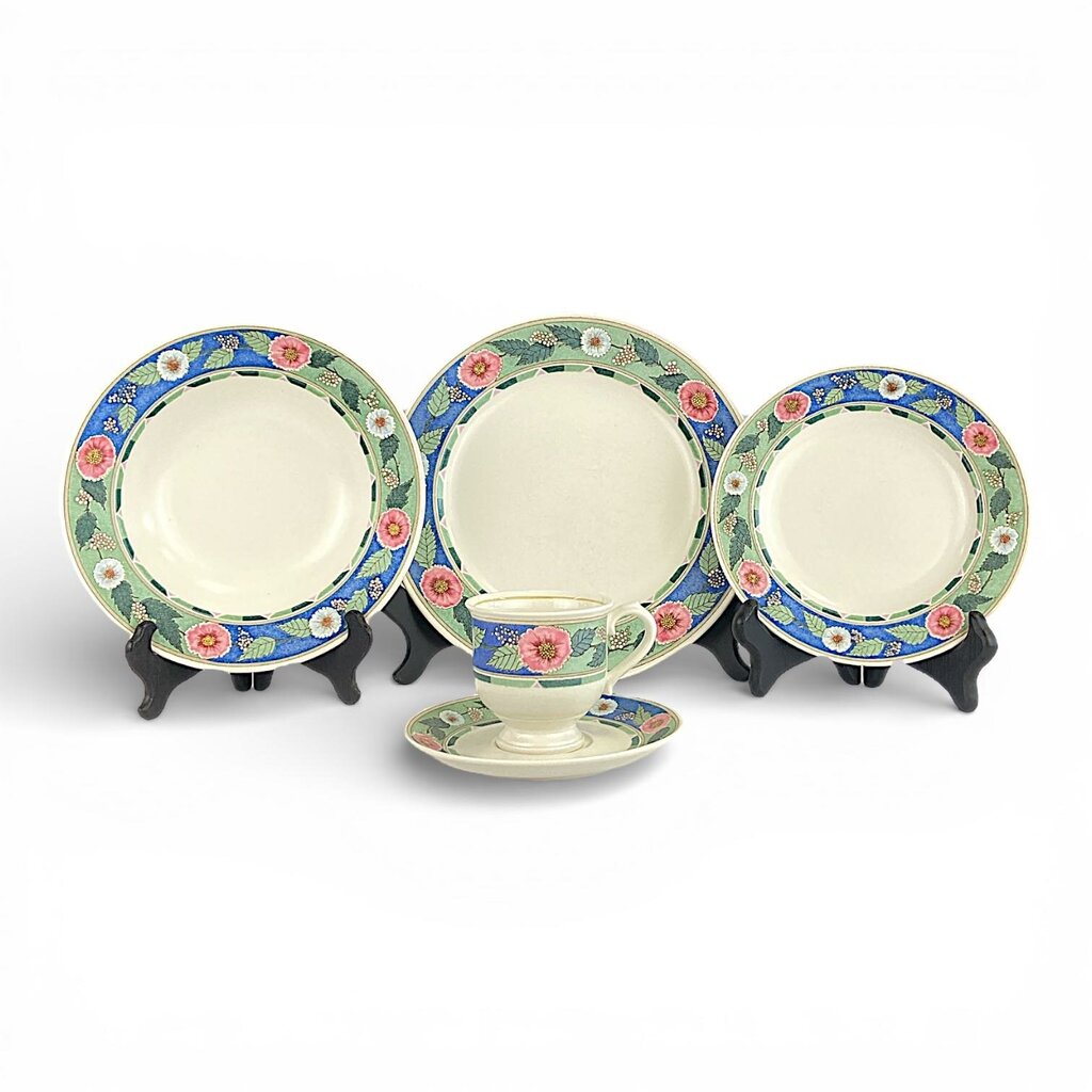 5 Piece/6 Place China Set w/ Extra - Chateau - Acosta's Home