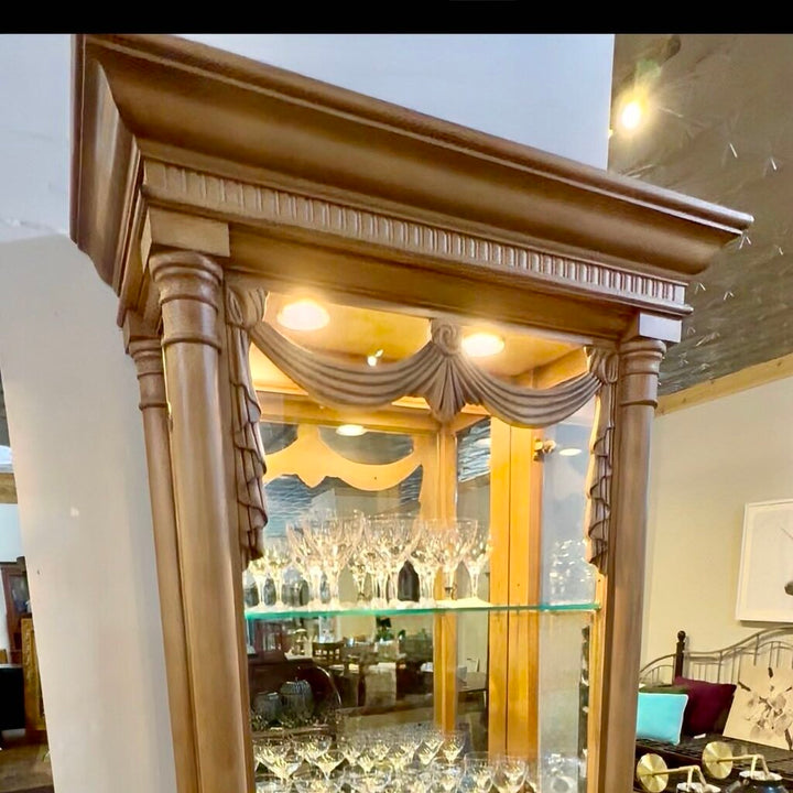 Lighted Curio Cabinet - Acosta's Home
