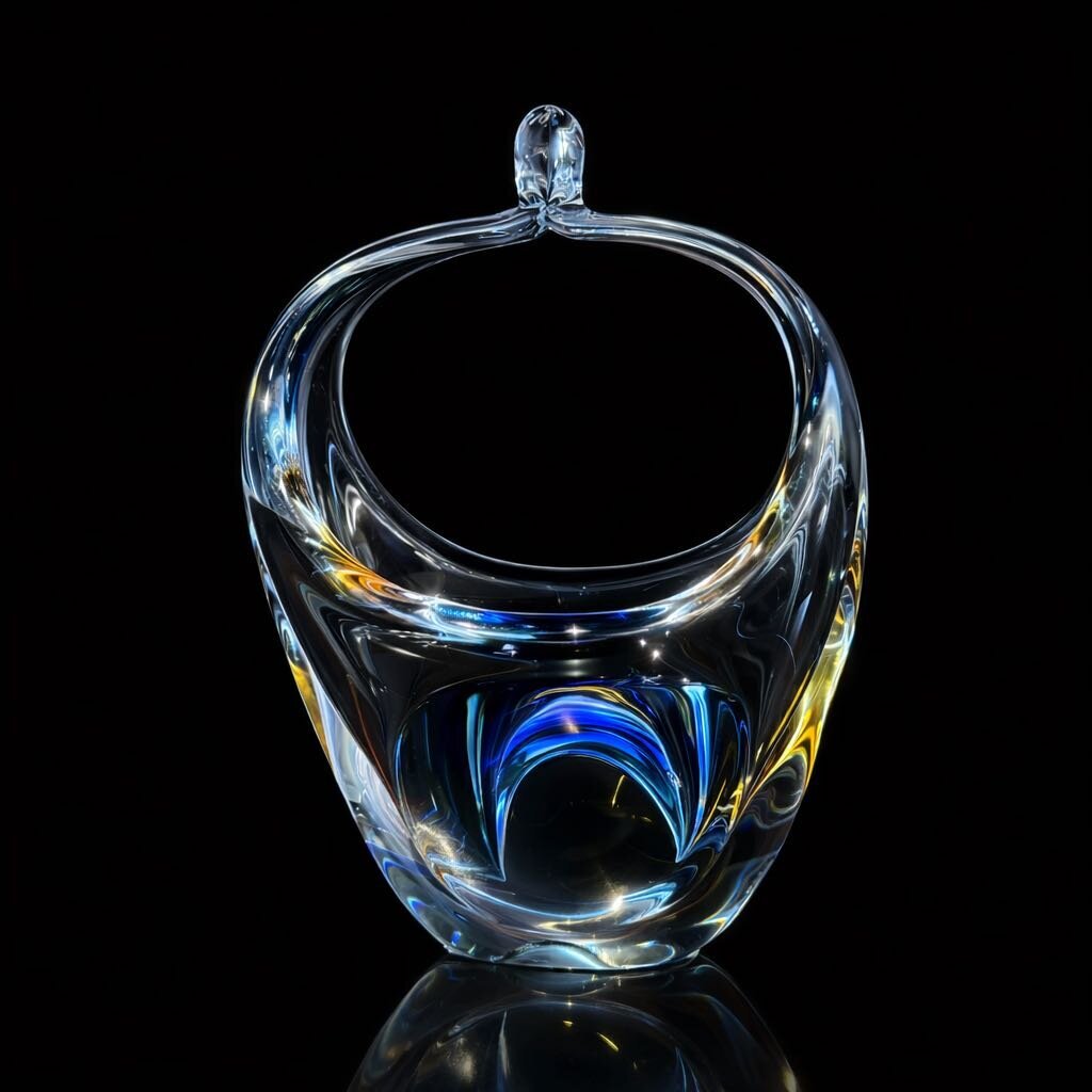 Crystal Basket - Acosta's Home