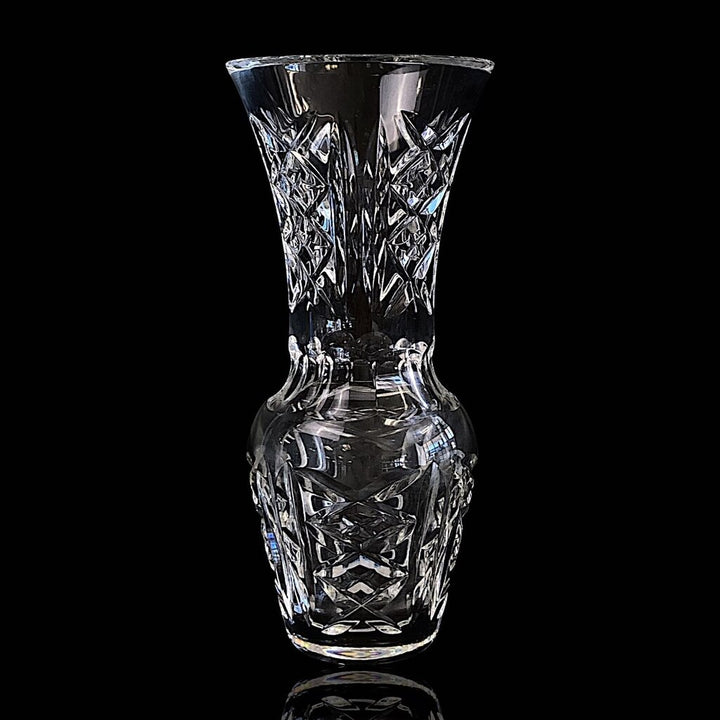 Cut Crystal Vase w/ Flared Rim - Hannah - Acosta's Home