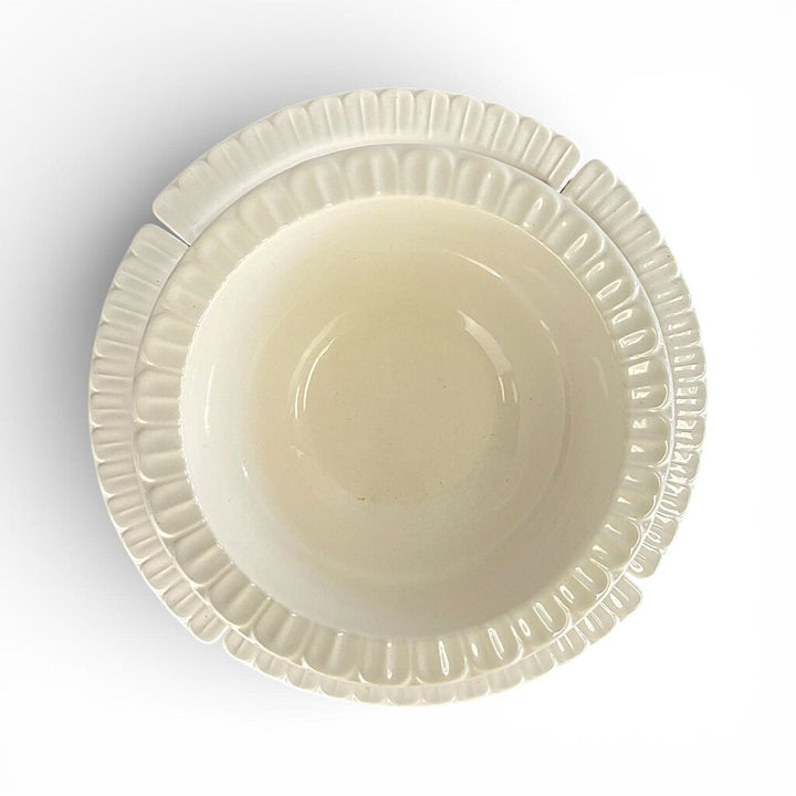 Tiered Metal Serving Tray w/ Ceramic Serving Dishes - Acosta's Home