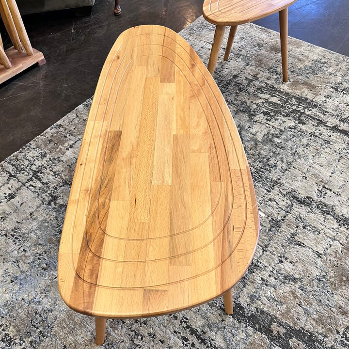 Orig Price $329 - Beech Wood Cocktail & End Table Set - Acosta's Home