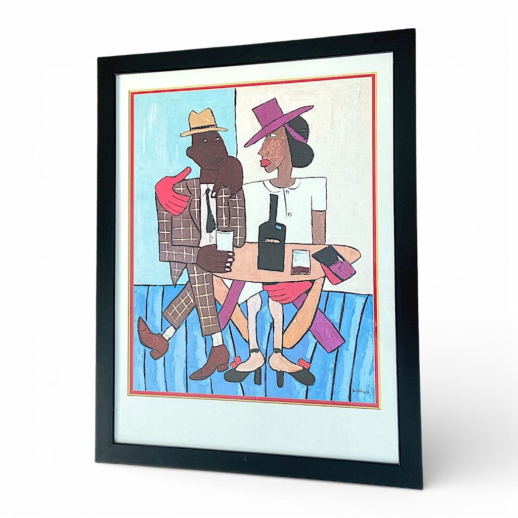 Framed "Cafe" Artwork Print - Acosta's Home