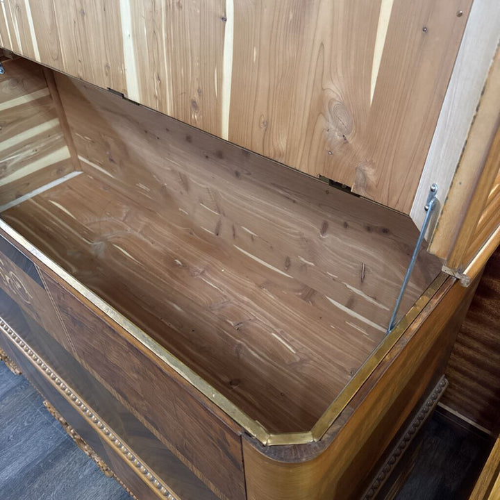 Art Deco Vintage Waterfall Cedar Trunk - Acosta's Home