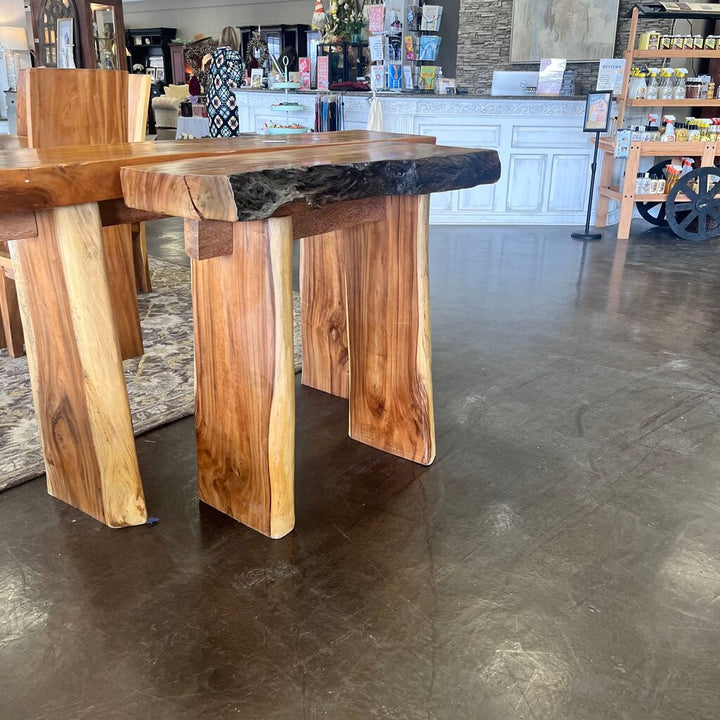 Orig Price $1200 - Live Edge Sofa Table - Acosta's Home
