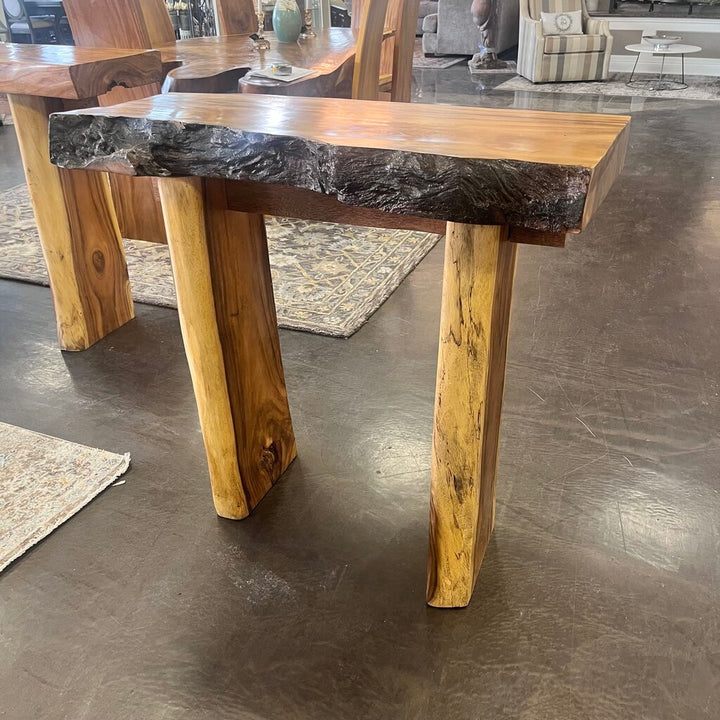 Orig Price $1200 - Live Edge Sofa Table - Acosta's Home