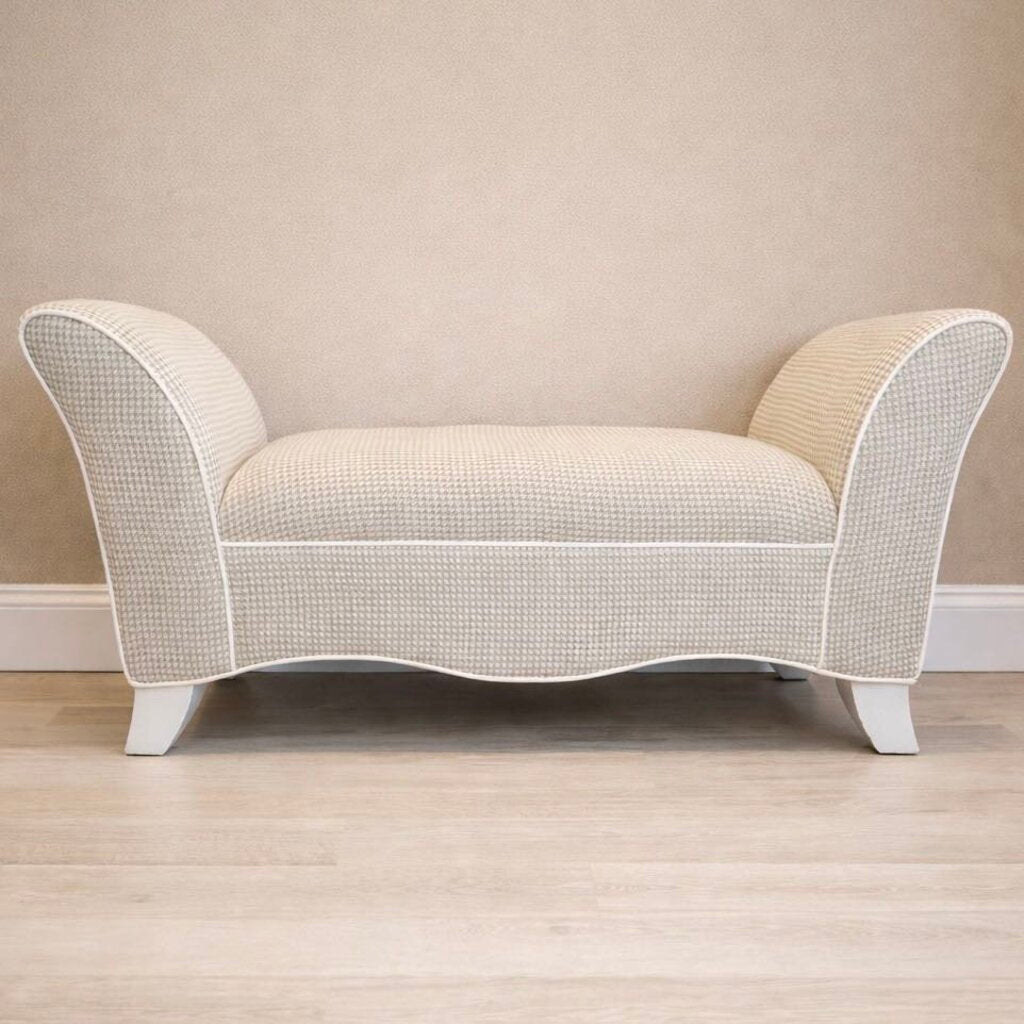 Orig. Price $400 - Custom Upholstered Bench - Acosta's Home