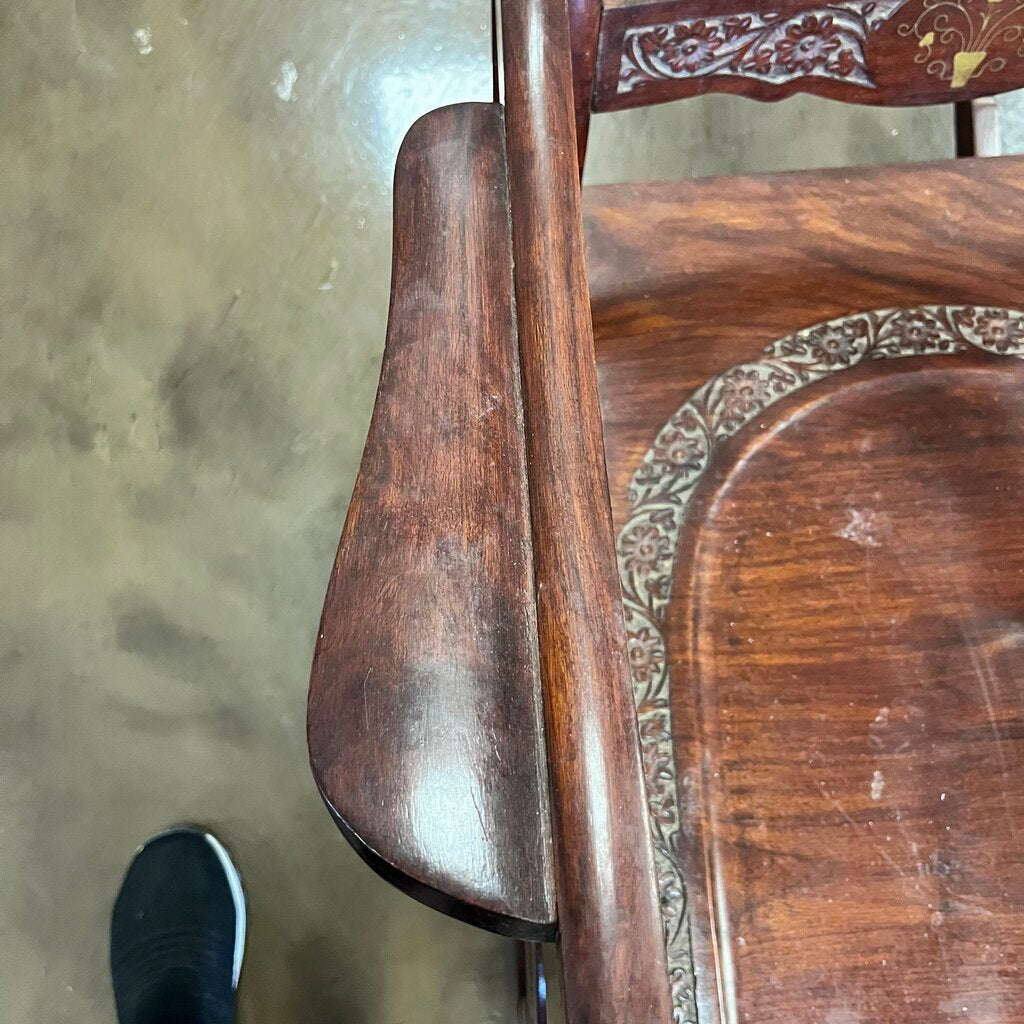 Carved Rocking Chair - Acosta's Home