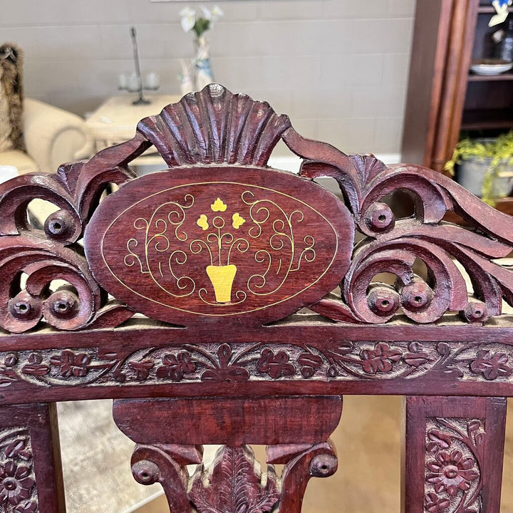 Carved Rocking Chair - Acosta's Home