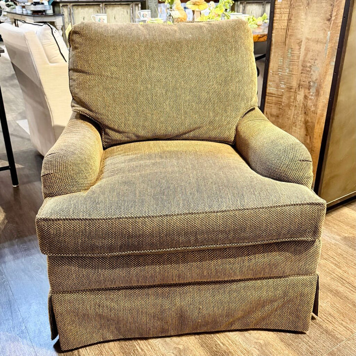 Orig. Price $2560 - Chair with Ottoman and Accent Pillow - Acosta's Home