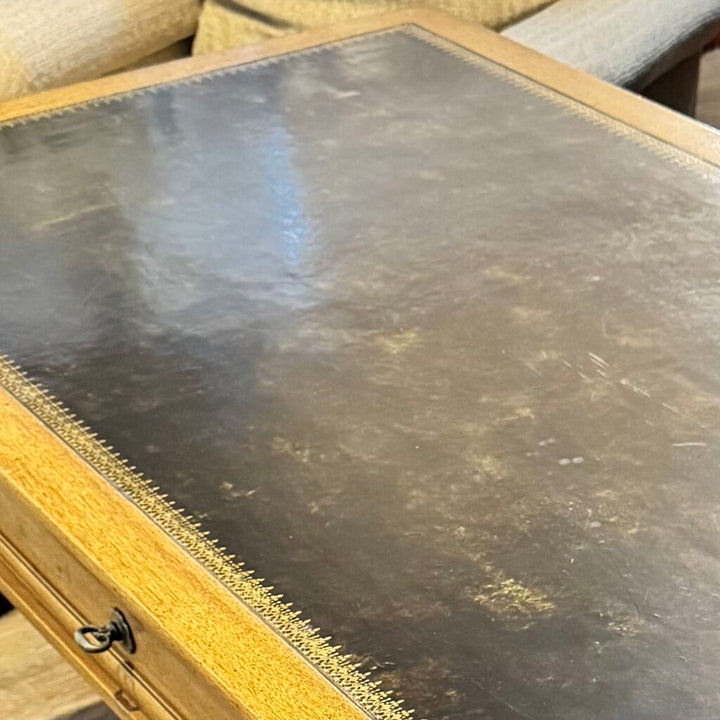 Vintage Recency Style Writing Desk with Inlay - Acosta's Home