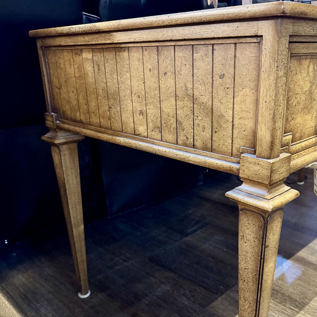 Vintage Recency Style Writing Desk with Inlay - Acosta's Home