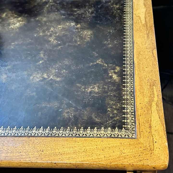 Vintage Recency Style Writing Desk with Inlay - Acosta's Home