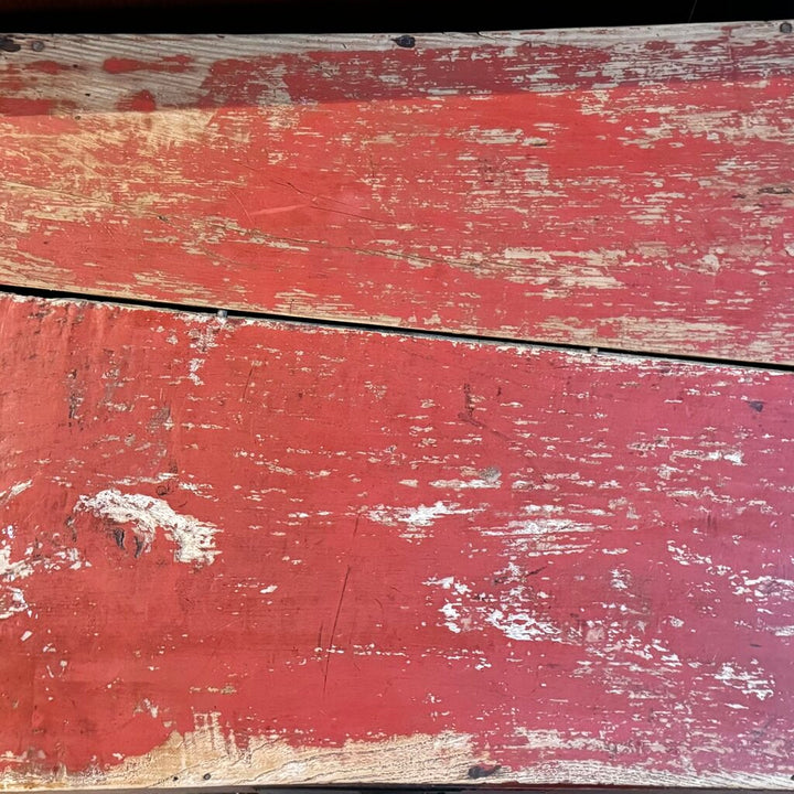 Antique Asian Inspired Painted Trunk - Acosta's Home