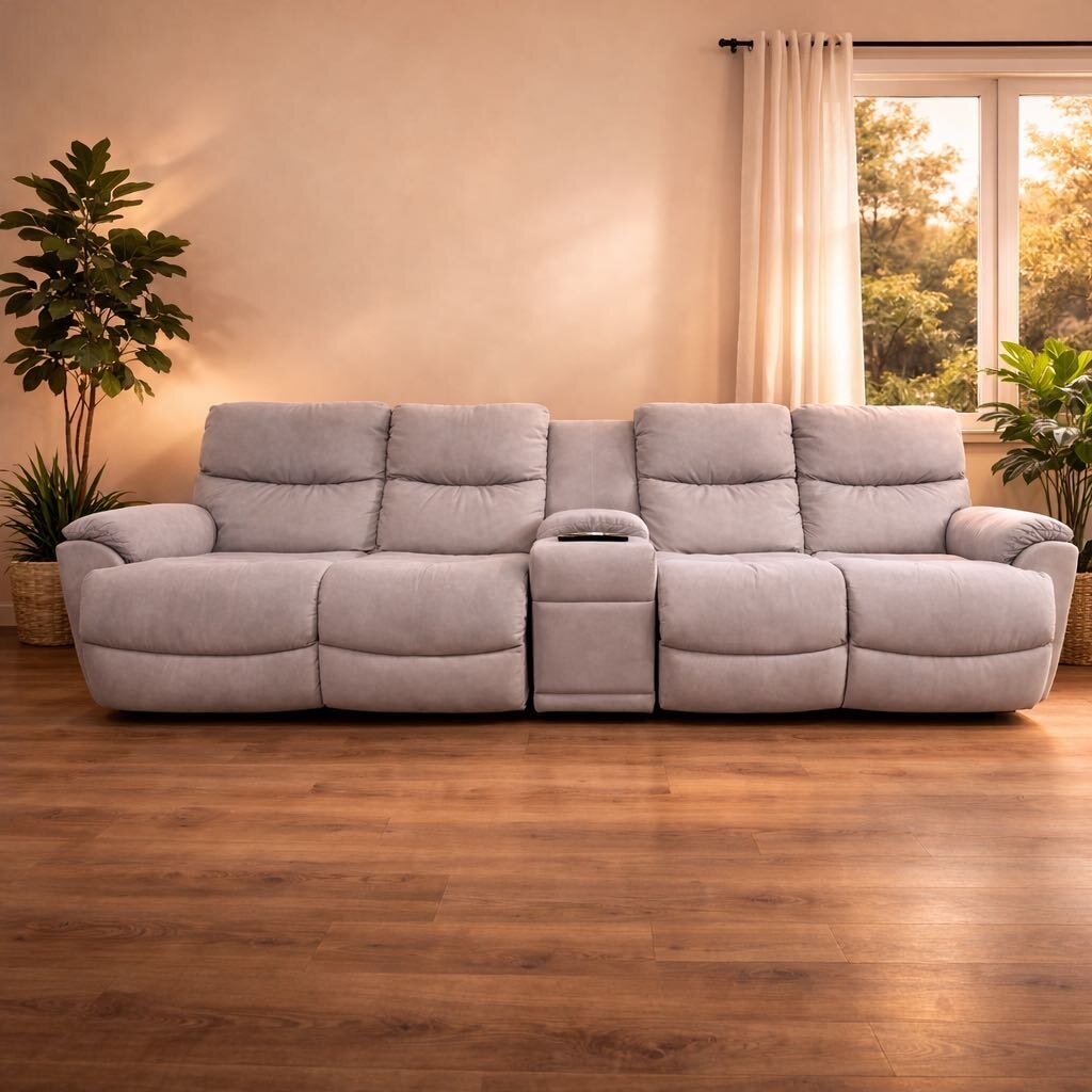Orig Price $6730 - 4 Seat Power Recliner Sofa - Acosta's Home