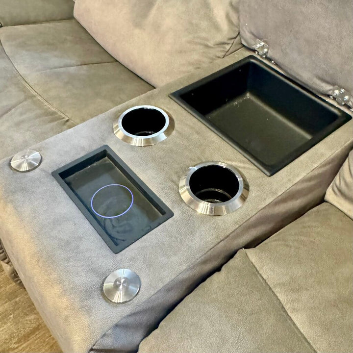 Orig Price $6730 - 4 Seat Power Recliner Sofa - Acosta's Home