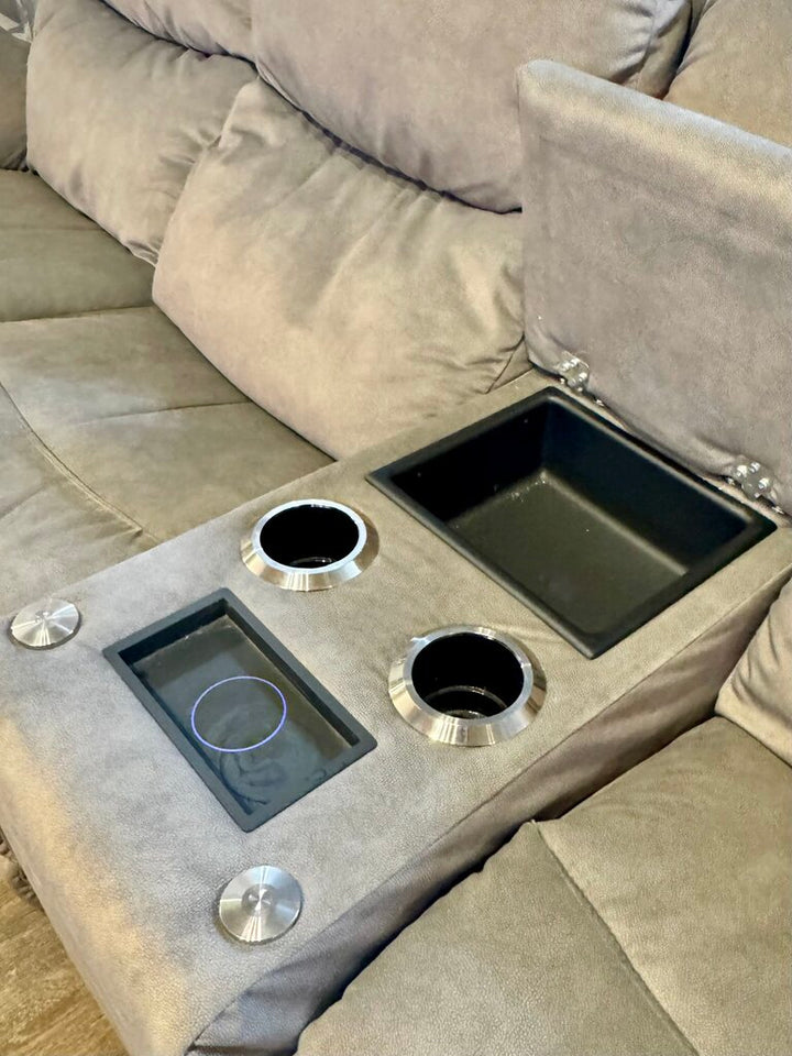 Orig. Price $5420 - 3 Seat Power Recliner Sofa - Acosta's Home