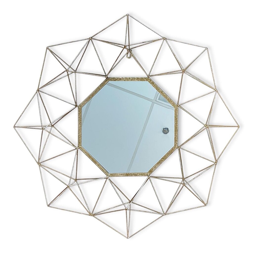 Mirror in Geometric Wire Frame - Acosta's Home