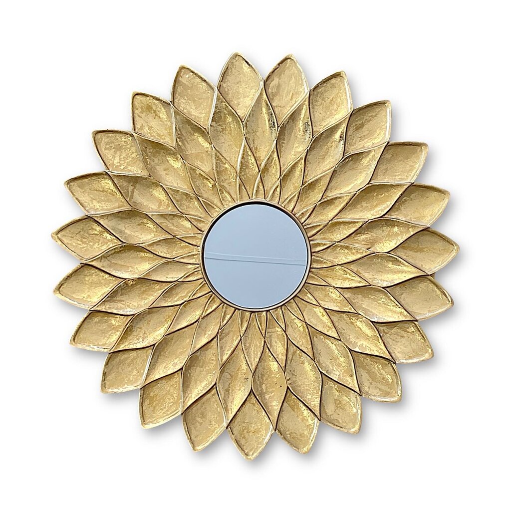 Wall Mirror in Gilded Flower Frame - Acosta's Home