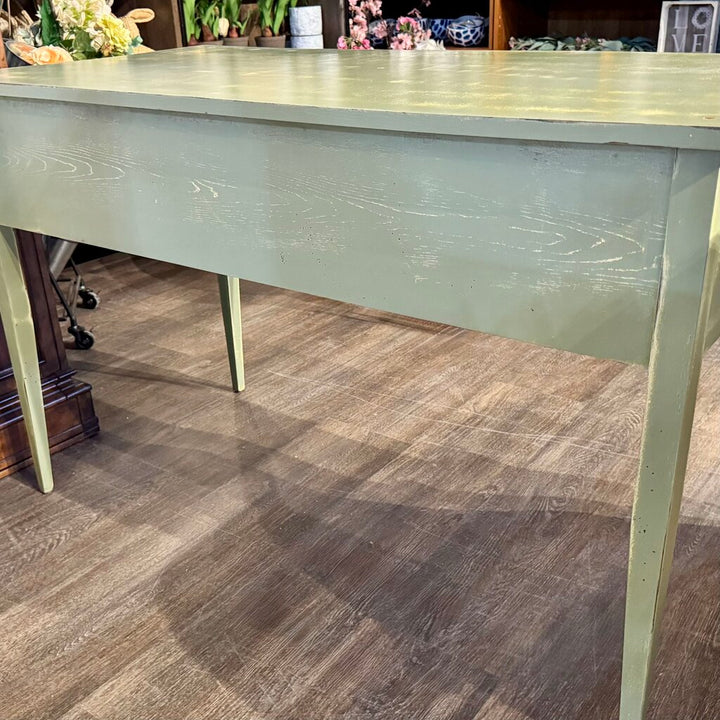 Intentionally Distressed 5 Drawer Writing Desk - Acosta's Home