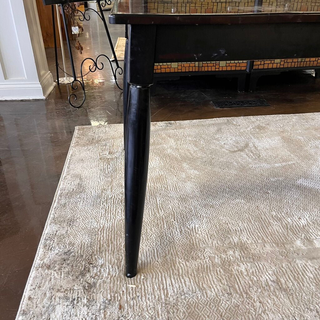 Lacquered Dining table W/ Leaf - Acosta's Home