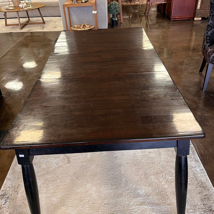 Lacquered Dining table W/ Leaf - Acosta's Home