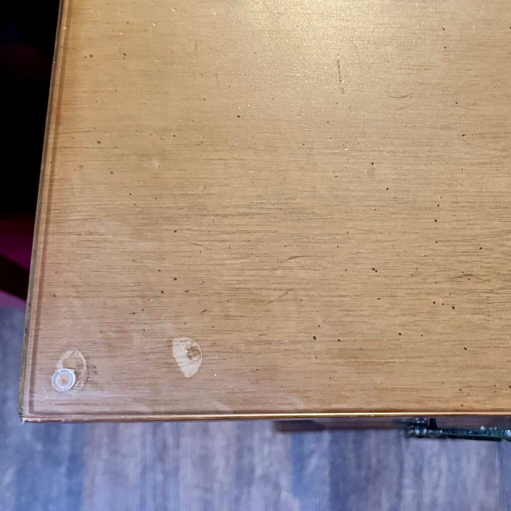 Vintage Wood Double Pedestal Desk - Acosta's Home