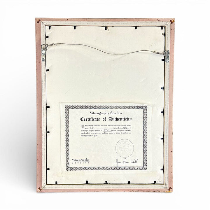 Framed "Promenade" 3D Silkscreen Print LE Artwork - Acosta's Home