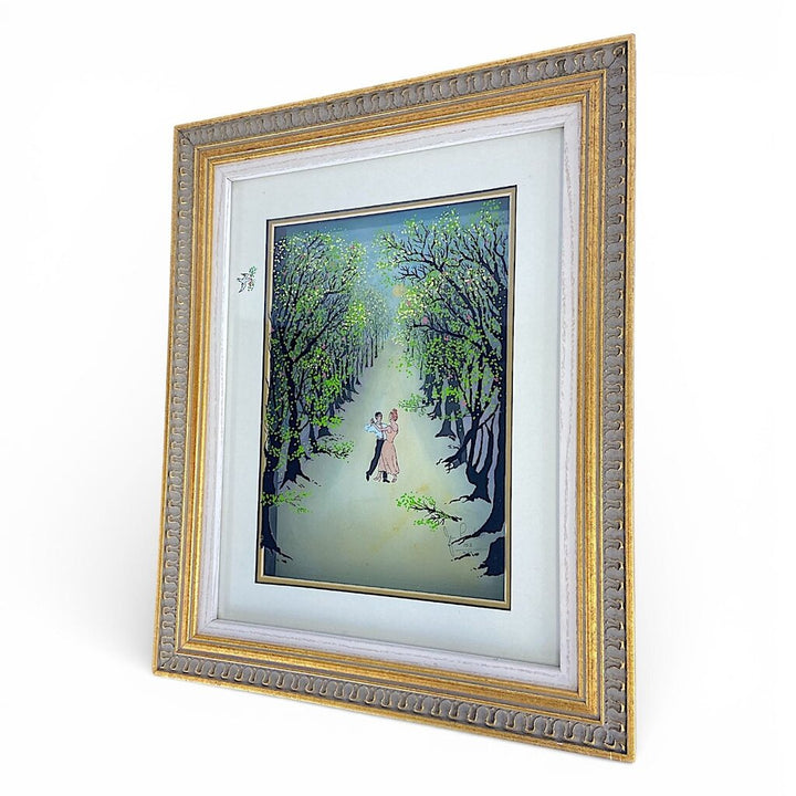 Framed "Promenade" 3D Silkscreen Print LE Artwork - Acosta's Home