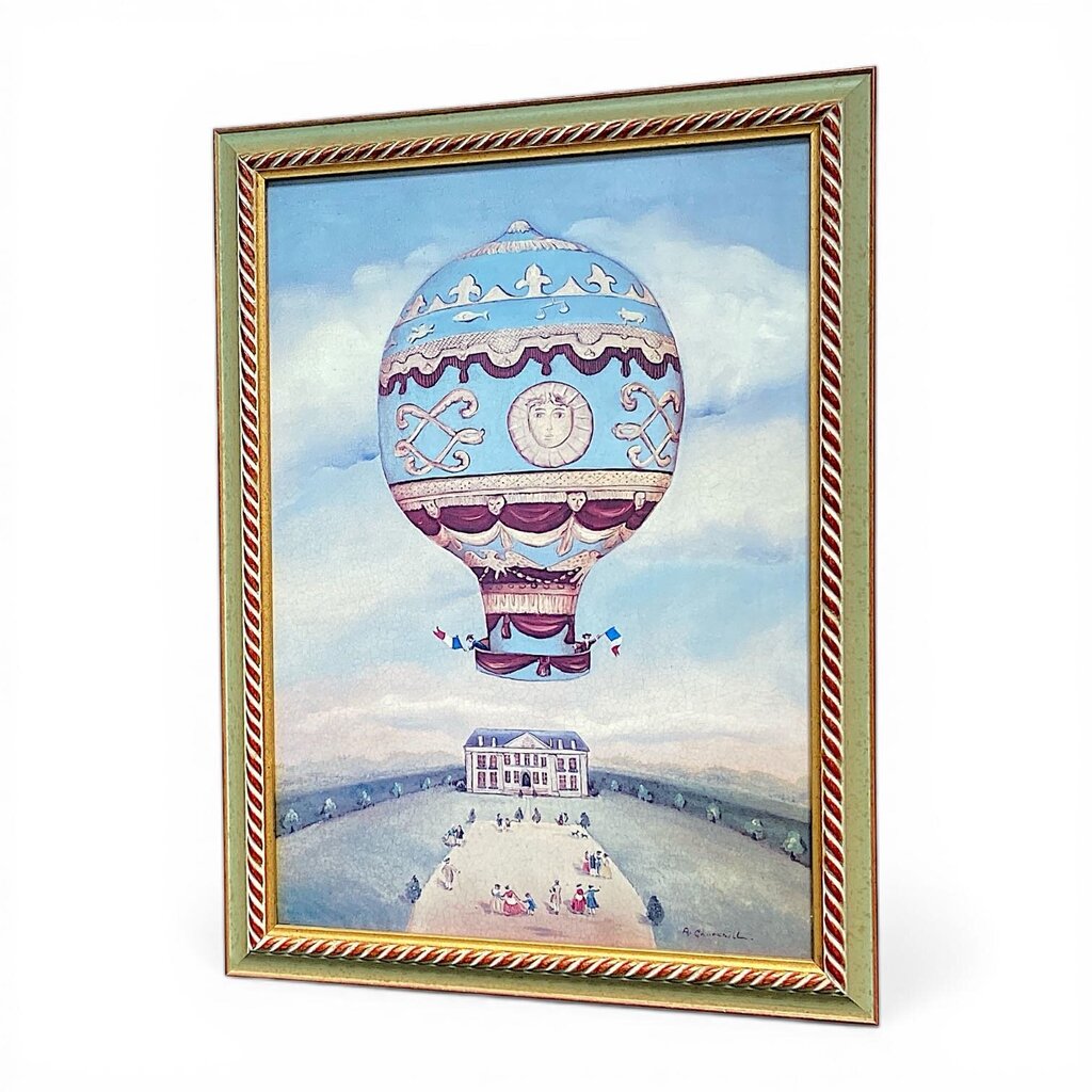 Montgolfier Hot Air Balloon Framed Print - Acosta's Home